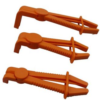 Slang Afklem Tangen gebogen 3-delig WT409