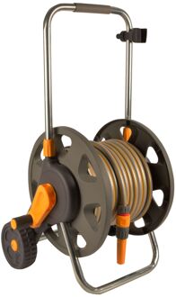 Slanghaspelwagen 60 m met 30 m slang Grijs