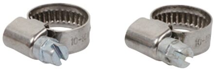 Slangklem 12 mm bandbreedte, RVS, 16 -25 mm, voor 1/2" (2x) - 987371255