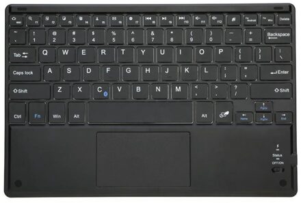 Slanke 81-Key Bluetooth Toetsenbord met Touch Pad voor Windows Android
