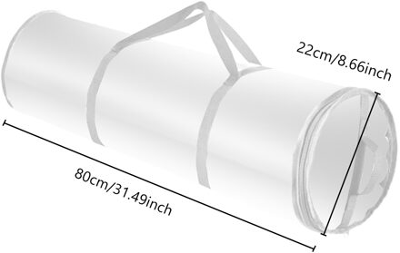 Slanke Onderbed Organisator Water Proof Pvc Stof Inpakpapier Roll Bag Organisatie Tas Bagage Organizer Opbergzakken