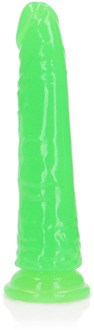 Slanke Realistische Dildo met Zuignap - Glow in the Dark - 6'' / 15,5 cm