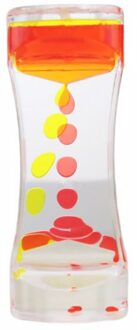 Slanke Taille Vloeistof Motion Waskolf Timer Bureau Twee-Kleur Action Vloeibare Timer rood geel