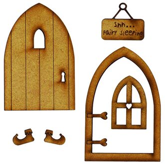 Slapen Diy 3D Diy Deur Decoratie Houten Deur Craft Kit Met Blo Micro Tuinieren Simulatie Deur Leuke Creatieve Mini Deur