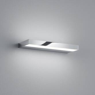 Slat LED wandlamp, chroom, 30 cm