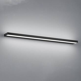 Slat LED wandlamp, mat zwart 90 cm matzwart
