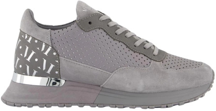 Slate Grey/Zilver Heren Sneakers Mallet Footwear , Gray , Heren - 45 Eu,43 Eu,44 EU