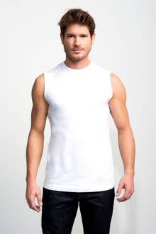 Slater 1500 - Sleeveless 1-Pack Mouwloos T-shirt Wit - M