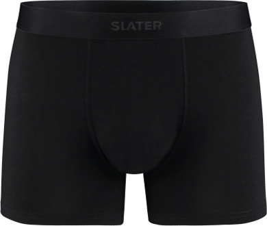 Slater Heren Boxershorts Bamboo Zwart Medium Lang Stretch 2-Pack - S