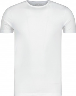 Slater O-Neck T-Shirt Tencel Stretch White (8100) Wit - XL