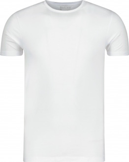 Slater O-Neck T-Shirt Tencel Stretch White (8100) Wit - XXL