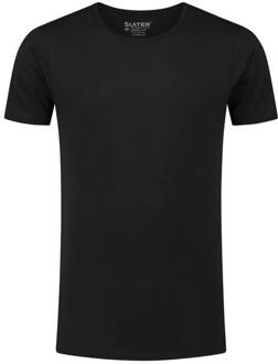 Slater T-shirt km extra long 2-pack 7720 Zwart - M