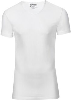 Slater T-shirts 2Pack Extra Long Fit V-Hals Wit   L