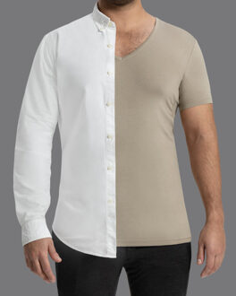 Slater Tencel coolmax t-shirt met korte mouwen - maat XXL Bruin