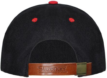 Slazenger Logo Heren Zwart/Rood Cap - One Size