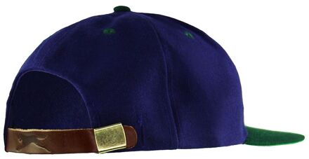 Slazenger platte rand Ajdustable donkerpaars groen herenpet SLAZ CAPS 02