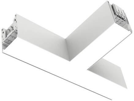 SLC LED-hoekmodule Click T, AC, aansluiting in het midden, wit