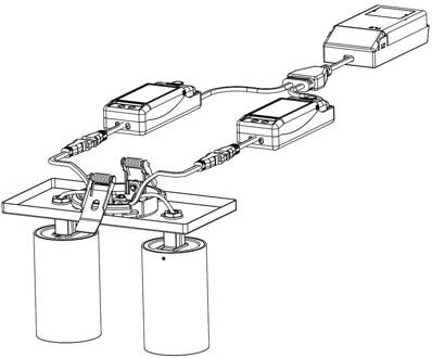 SLC LED inbouwspot Art, 2-lamps, wit, 2.700 K, aluminium