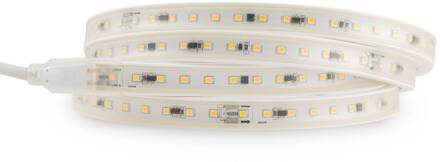 SLC LED strip 230V, 10M, 4000K set wit / opaal