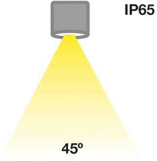 SLC MiniOne Fixed LED downlight IP65 zwart 930