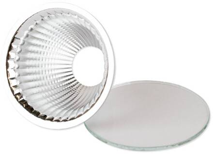 SLC reflectorlamp 24° met glas voor LED spot ART, aluminium aluminium, helder