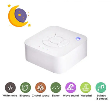 Sleep Sound Machine USB Rechargeable Timed Shutdown White Noise Machine For Sleeping Relaxation For Baby Adult Office Travel #R