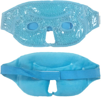 Sleeping Eye Mask-Get Rid of Puffy Eyes-Migraine Relief,Sleeping,Travel Therapeutic Hot Cold Compress Pack with Cover Gel Beads