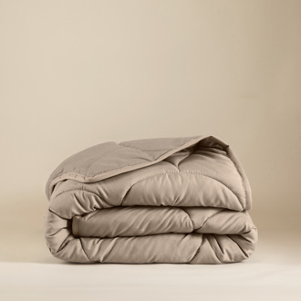 Sleeptime 1+1 Gratis Wasbaar Dekbed Zonder Overtrek - Lazy Zonder Overtrek Uni - Exclusief Kussensloop - 240x200 Cm (Lits-Jumeaux) - Sleeptime 300 Gsm - Dekbed-Discounter.nl Taupe - 240 x 200 cm