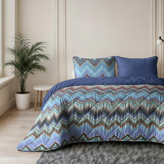 Sleeptime 1+1 Gratis Wasbaar Lazy Dekbed Zonder Overtrek - Zonder Overtrek - Tilly - Dekbed-Discounter.nl Meerkleurig - 200 x 200 cm