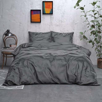 Sleeptime Beauty Skin Care Dekbedovertrek Anthracite-200x200/220 Grijs
