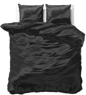 Sleeptime beauty skin care dekbedovertrek black - dekbedovertrek: lits jumeaux (240 cm) Zwart