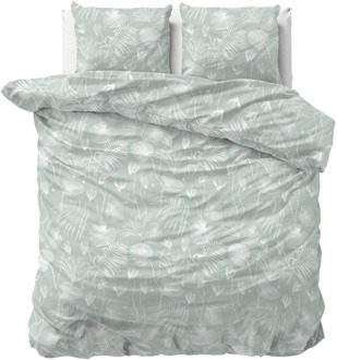 Sleeptime Dekbedovertrek Delight - Tweepersoons (200x200 Cm) - Taupe Microvezel - Natuur - Sleeptime - Dekbed-Discounter.nl