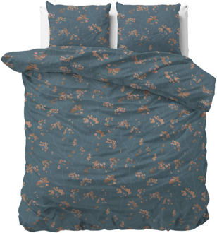 Sleeptime Dekbedovertrek Gia - Lits-Jumeaux (240x220 Cm) - Taupe Microvezel - Natuur - Sleeptime - Dekbed-Discounter.nl