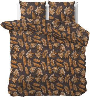 Sleeptime Dekbedovertrek Luusje - Tweepersoons (200x200 Cm) - Goud Microvezel - Patroon & Bloemen - Sleeptime - Dekbed-Discounter.nl - 200 x 200/220 cm