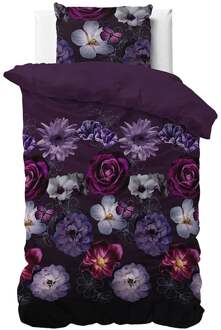 Sleeptime Magic Flower Dekbedovertrek - 140 x 200/220 + 1 60 x 70 cm kussensloop - Paars