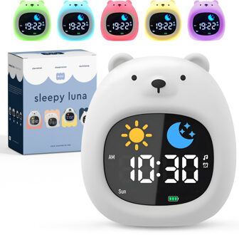 Sleepy Luna - Slaaptrainer Beer - Slaapwekker - Nachtlampje - White Noise