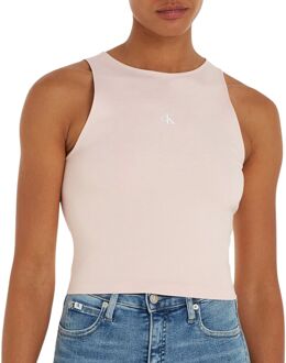Sleeveless Tops Calvin Klein Jeans , Pink , Dames - L,M,S,Xs