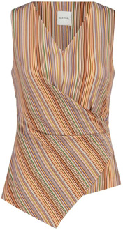 Sleeveless Tops PS By Paul Smith , Multicolor , Dames - L,M,S,Xs