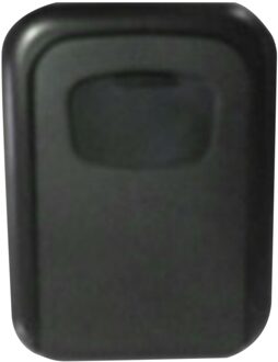 Sleutel Kluis Outdoor Digit Wall Mount Combinatie Password Lock Aluminium Sleutel Opbergdoos Security Kluizen zwart