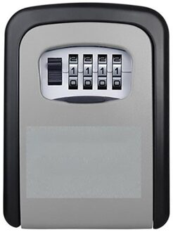 Sleutel Kluis Outdoor Digit Wall Mount Combinatie Password Lock Aluminium Sleutel Opbergdoos Security Kluizen