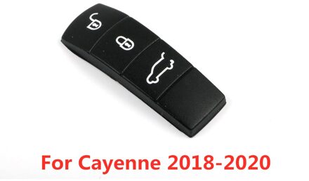 Sleutel Shell Knop Vervangen Voor Porsche 9YA Cayenne 971 Panamera Vervanging Rubber Knop Pad Knoppen Flip Auto Afstandsbediening Sleutel Shell stijl A