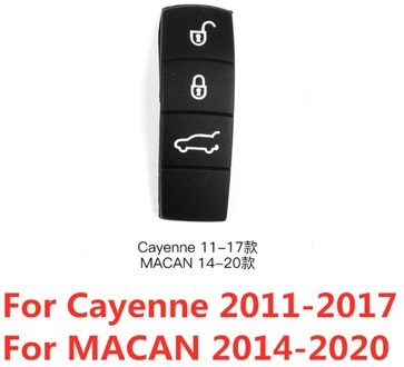 Sleutel Shell Knop Vervangen Voor Porsche 9YA Cayenne 971 Panamera Vervanging Rubber Knop Pad Knoppen Flip Auto Afstandsbediening Sleutel Shell stijl C