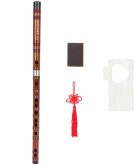 Sleutel Van F/D/E/G/C Fluit Bittere Bamboe Dizi Traditionele Chinese Handgemaakte Houtblazers Instrument met Opbergtas Chinese Knoop Key of G