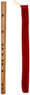 Sleutel Van G/F/E/D/C Fluit Bittere Bamboe Dizi Traditionele Chinese Houtblazers Instrument Met een Opbergtas Voor Kinderen Volwassen Beginner Key of G