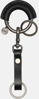 sleutelhanger black/gun metal Zwart