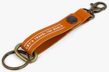 Sleutelhanger bruin | Miss Wood