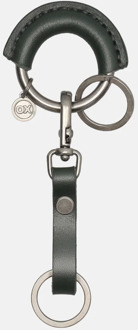sleutelhanger sage green/gun metal Groen