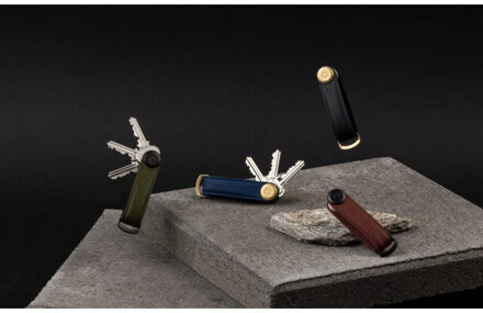 Sleutelhangers Saffiano Leather Orbitkey 2.0 Blauw