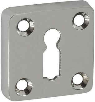 Sleutelplaat China Chroom 2st.