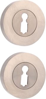 Sleutelplaat Portugal Verdekt Mat Nikkel 2 Stuks